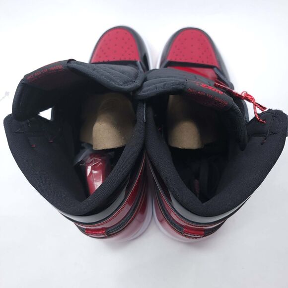 Jordan Air Jordan 1 Retro High OG Patent Bred Black Red High Top Patent Leather main image 5
